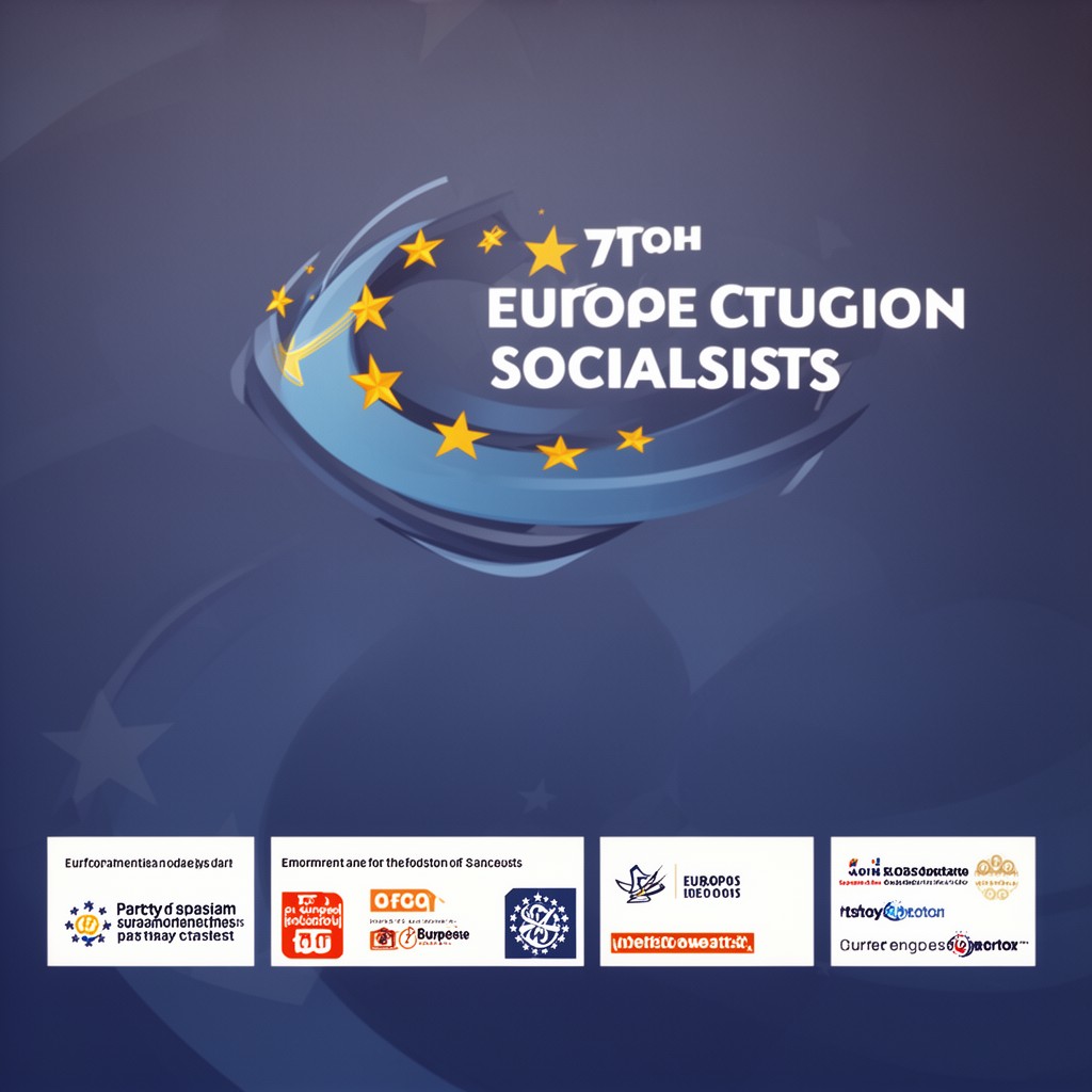 AI-generated illustration of Party of European Socialists