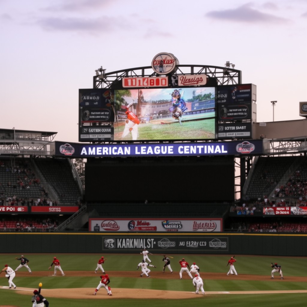 AI-generated illustration of American League Central