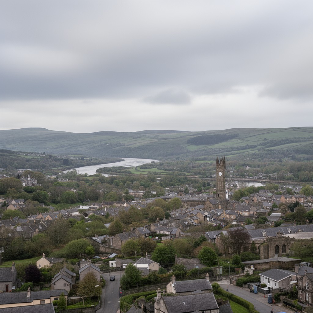 AI-generated illustration of Clackmannanshire