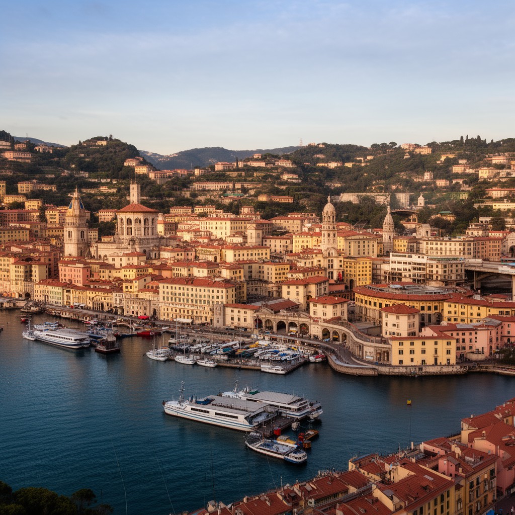 AI-generated illustration of Genoa
