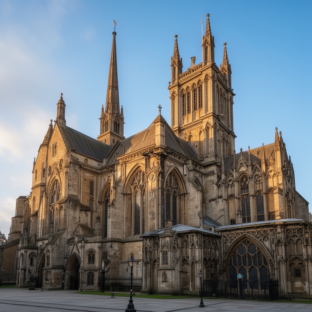 AI-generated illustration of Saint Margaret's Church, Westminster