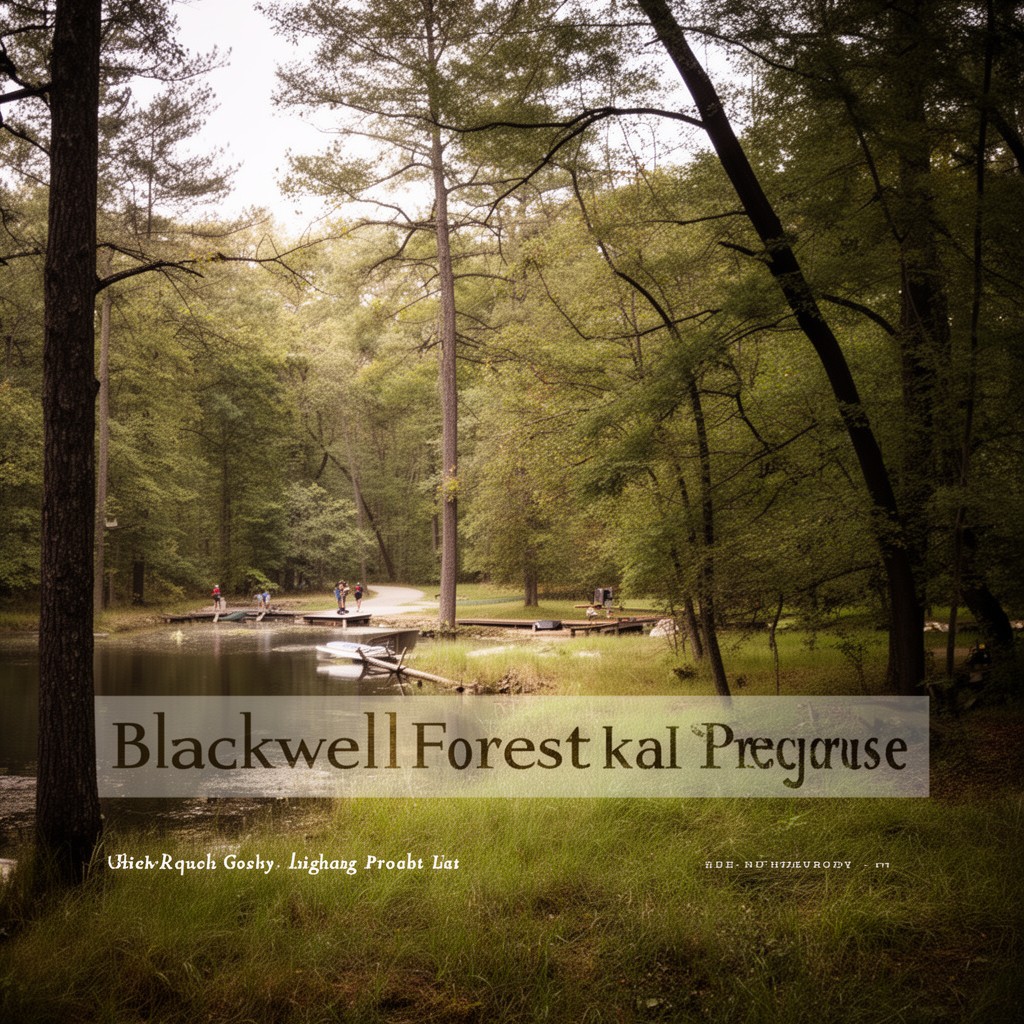 AI-generated illustration of Blackwell Forest Preserve