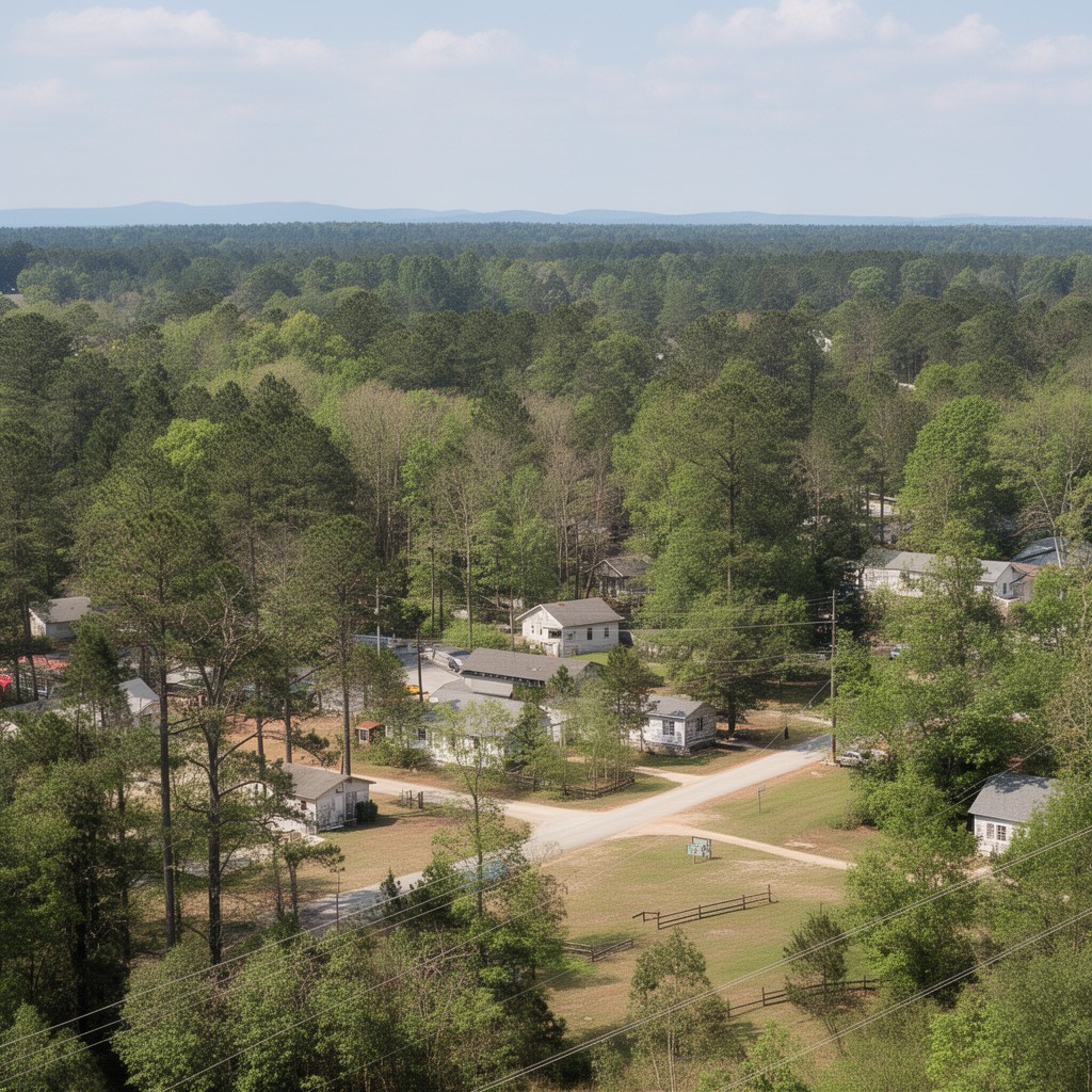 AI-generated illustration of Talbot County, Georgia