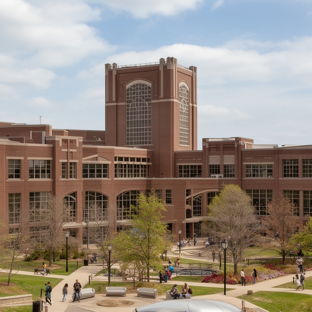 AI-generated illustration of Calvin University