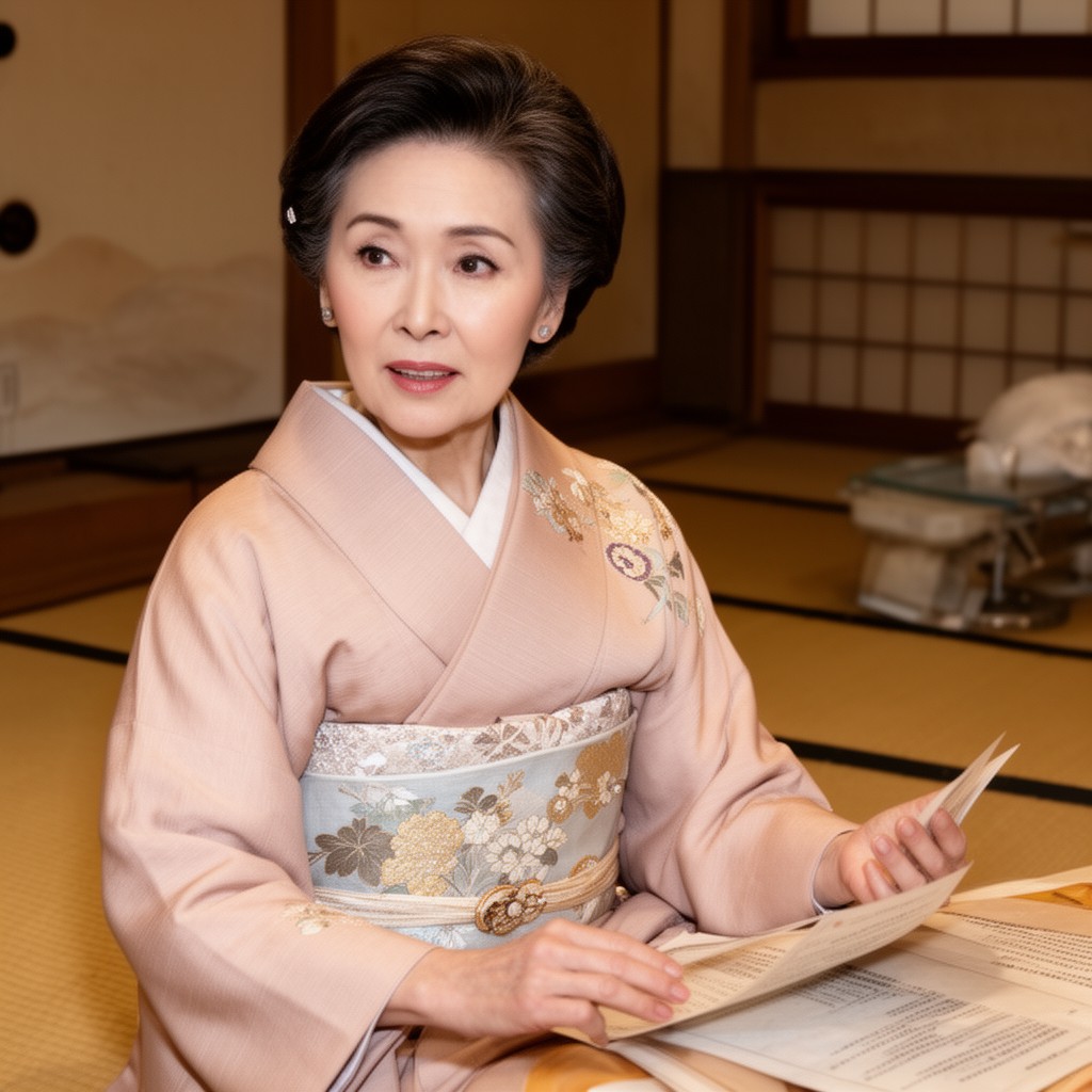 AI-generated illustration of Empress Kōjun