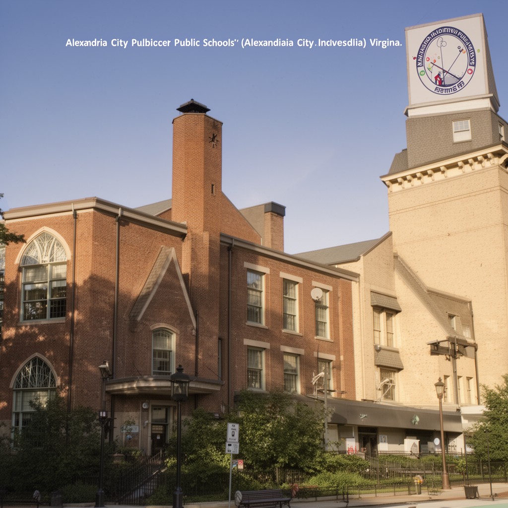 AI-generated illustration of Alexandria City Public Schools