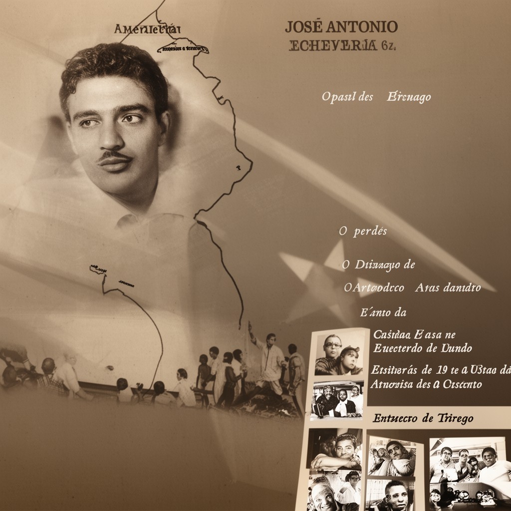 AI-generated illustration of José Antonio Echeverría