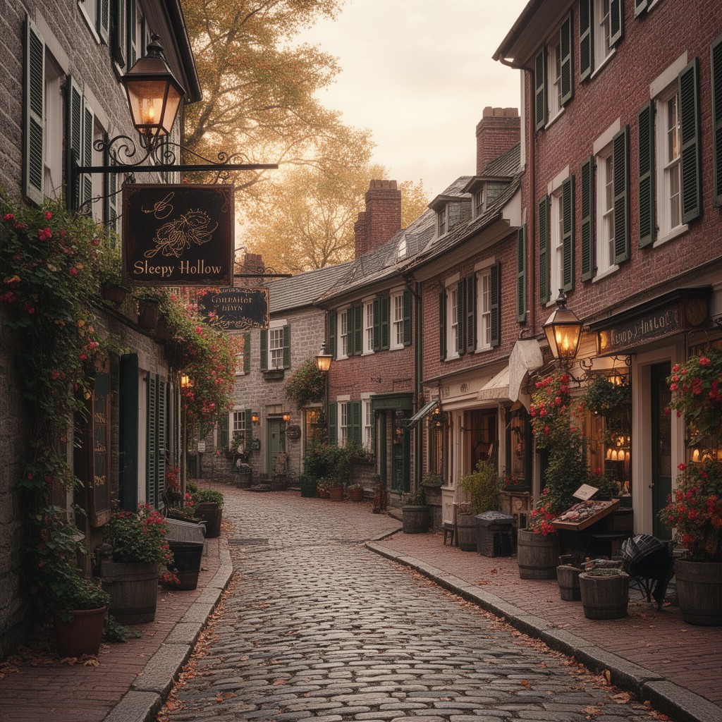 AI-generated illustration of Sleepy Hollow, New York