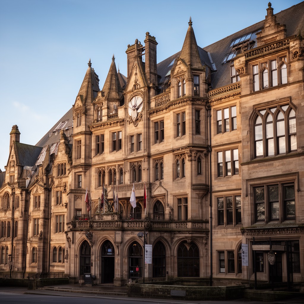 AI-generated illustration of University of Glasgow