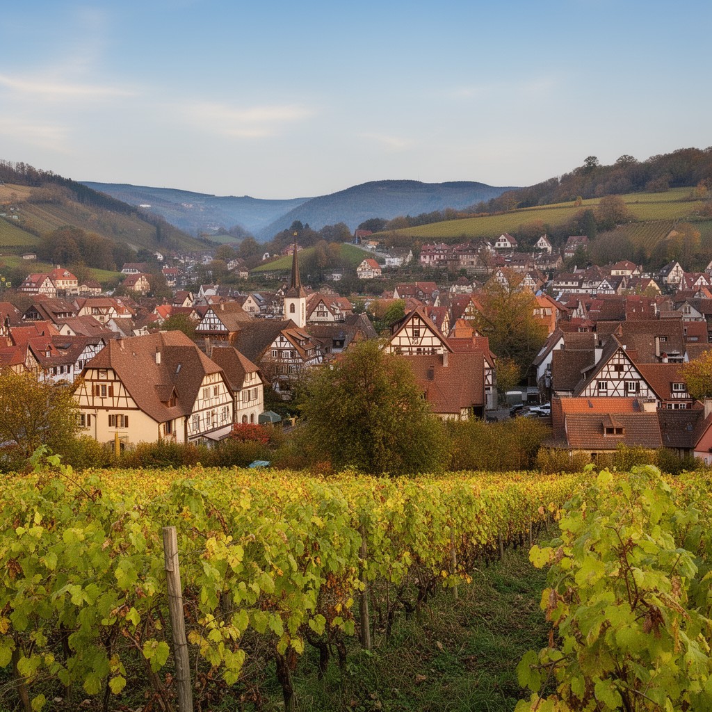 AI-generated illustration of Alsace