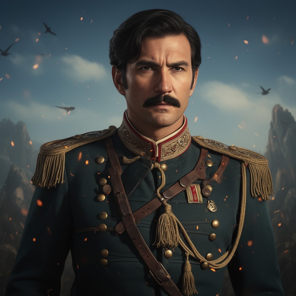 AI-generated illustration of Captain Juan Ramon