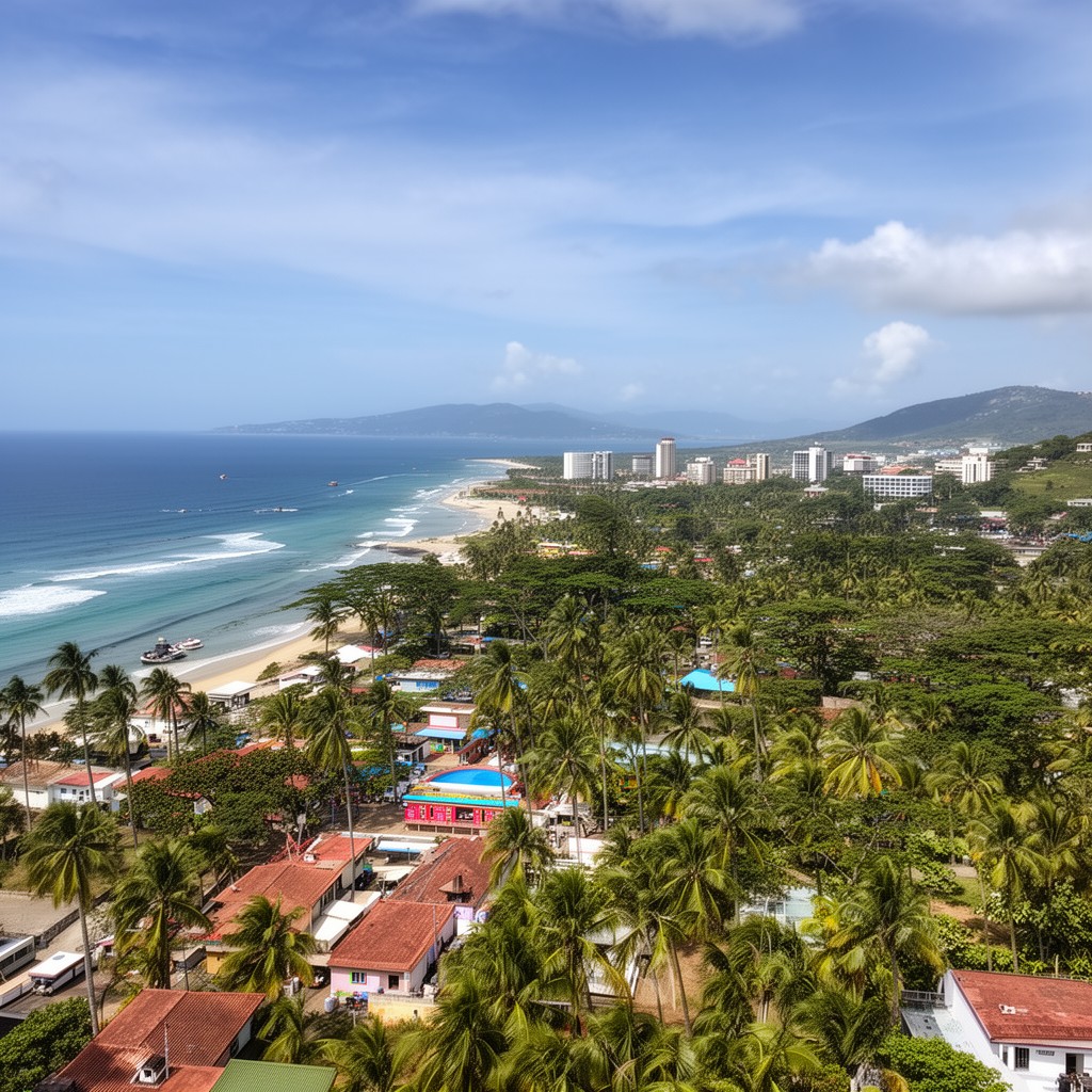 AI-generated illustration of Montego Bay, Jamaica