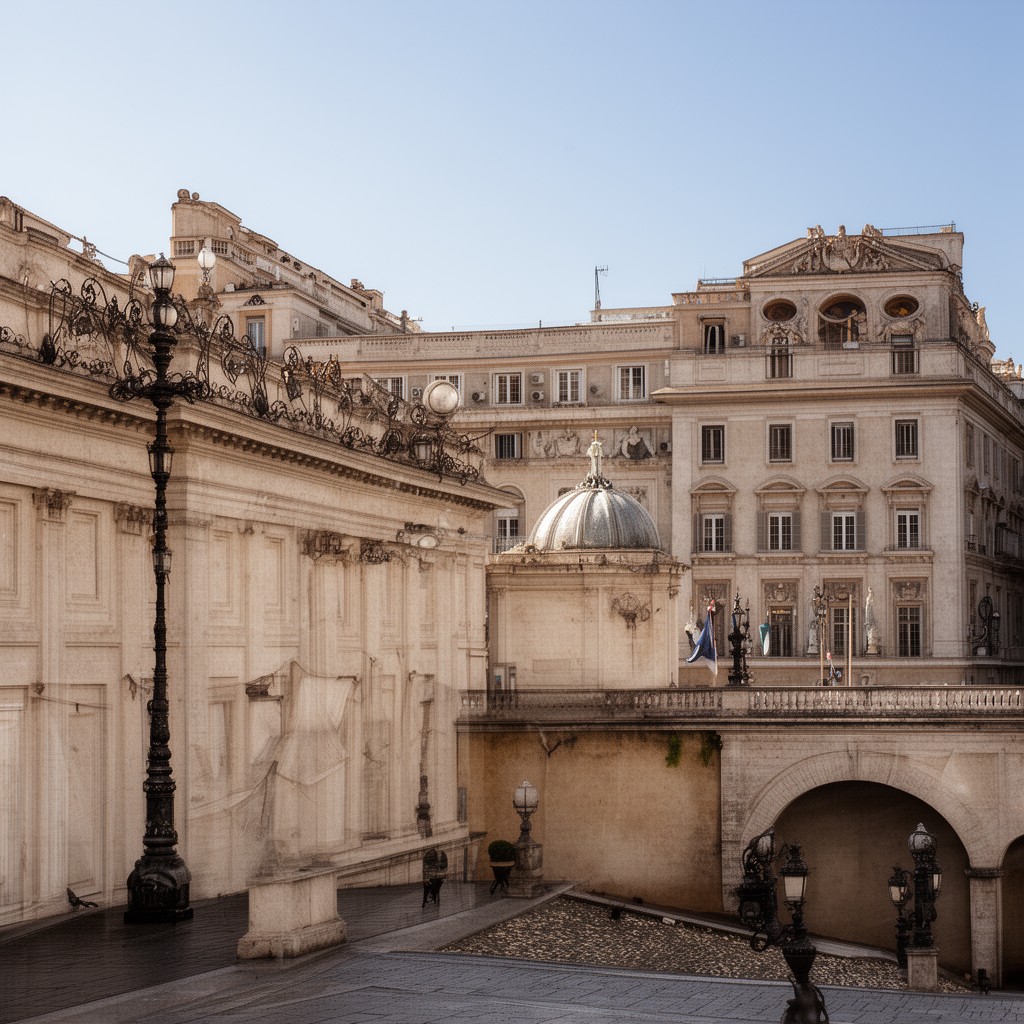 AI-generated illustration of Secretariat of State of the Holy See