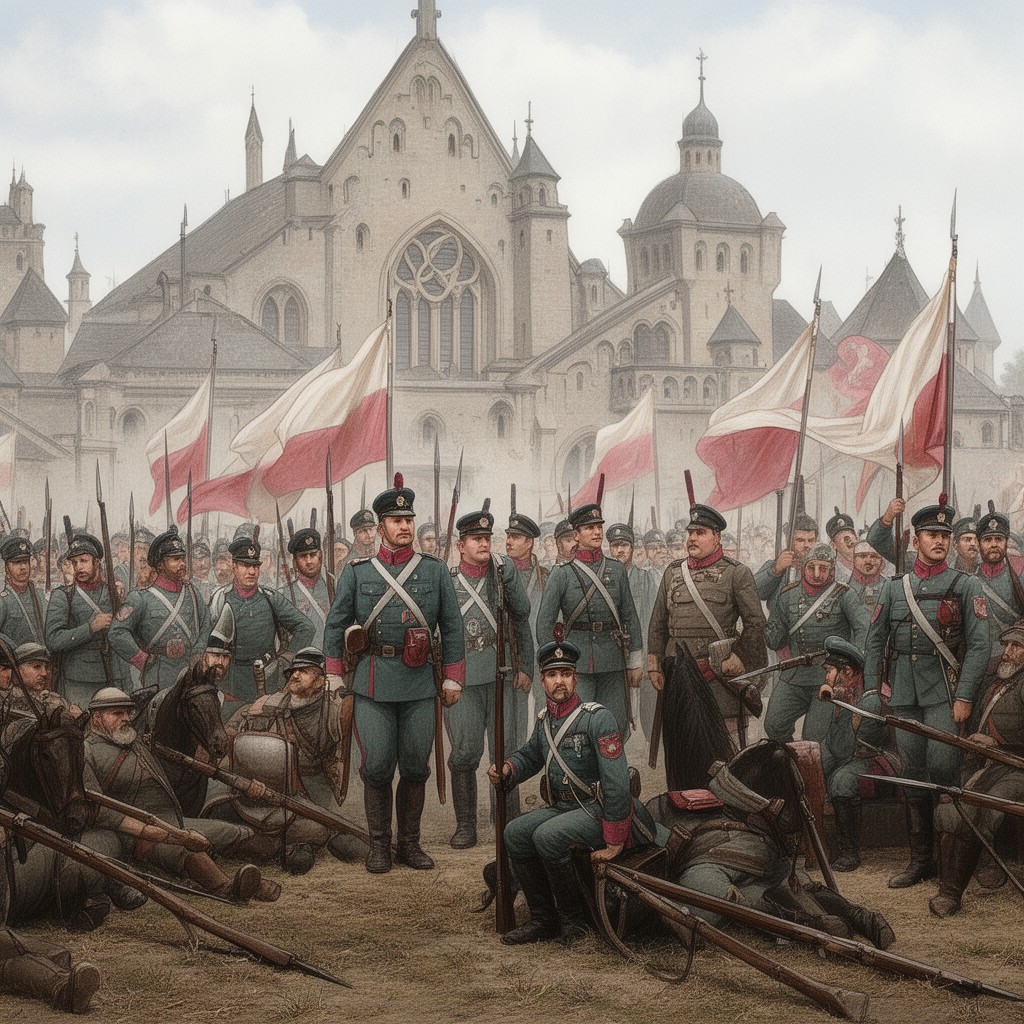 AI-generated illustration of Polish Legions
