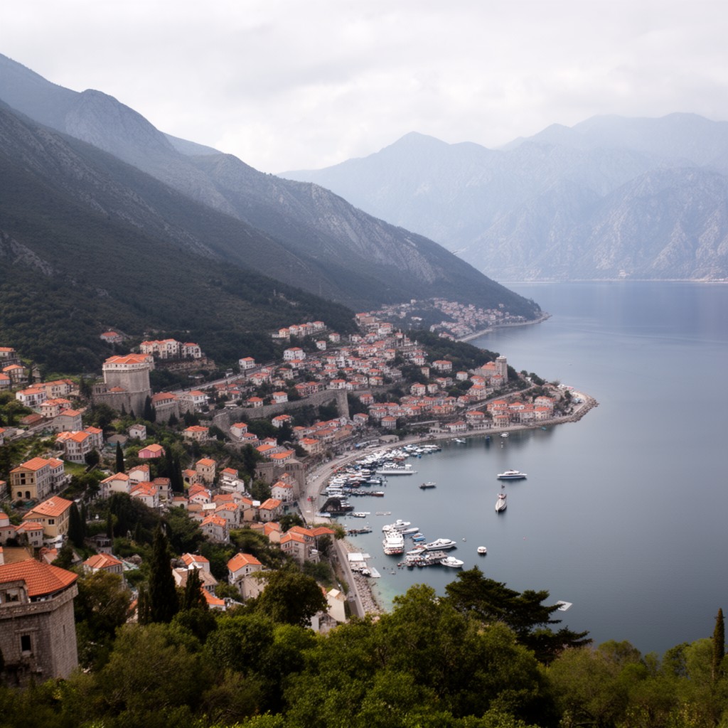 AI-generated illustration of Montenegro
