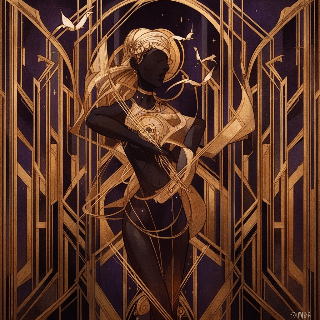 AI-generated illustration of Art Deco