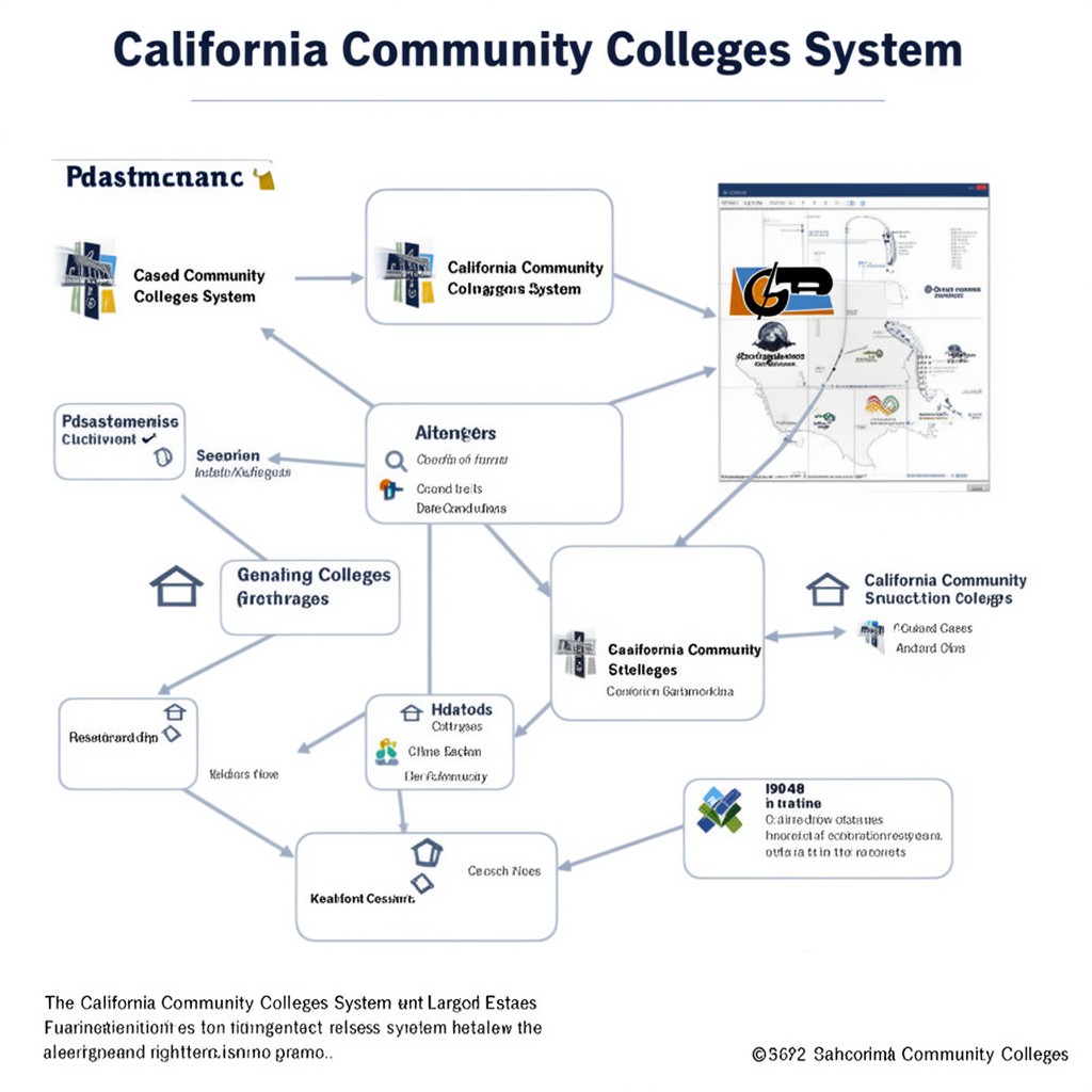 AI-generated illustration of California Community Colleges System