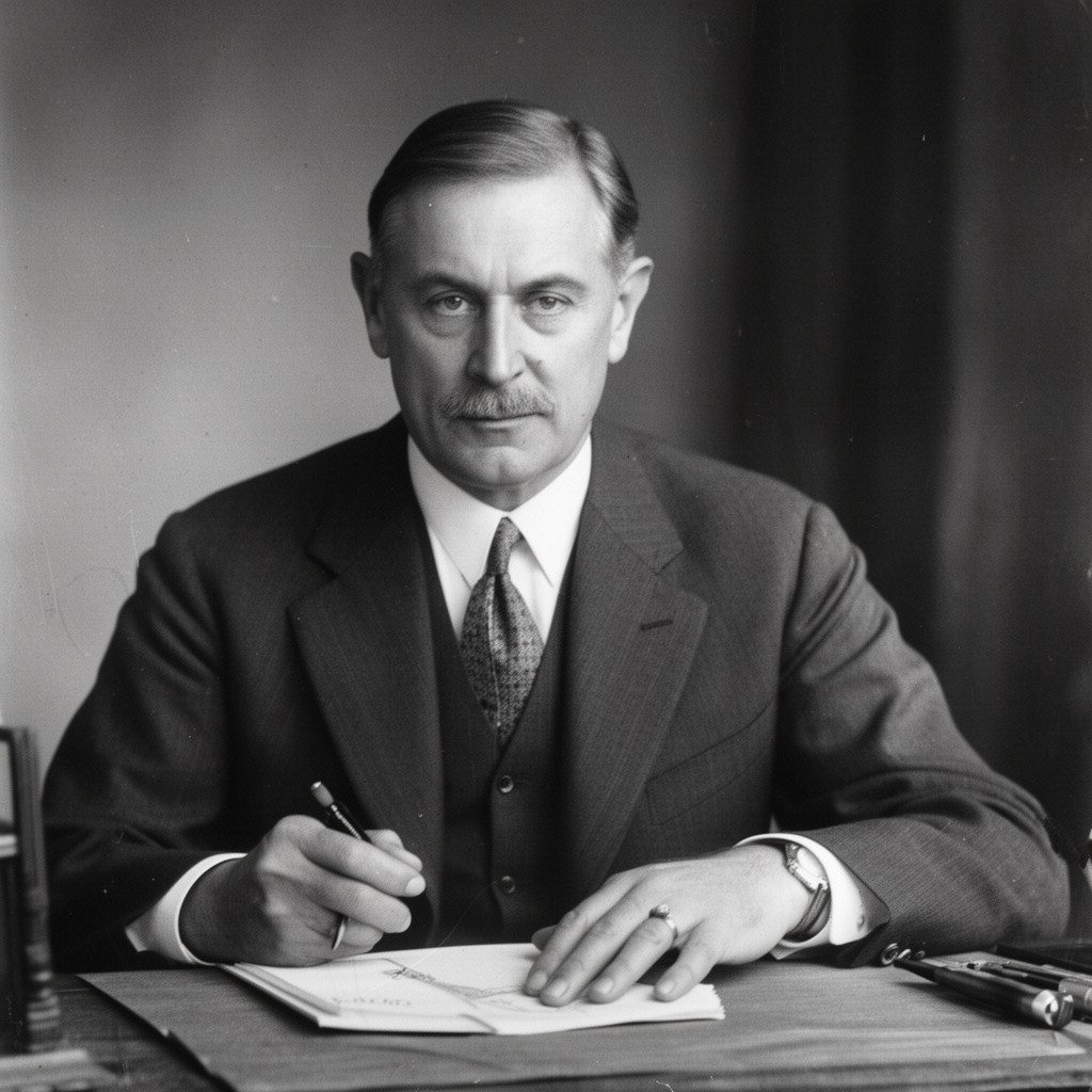 AI-generated illustration of Edward Carson