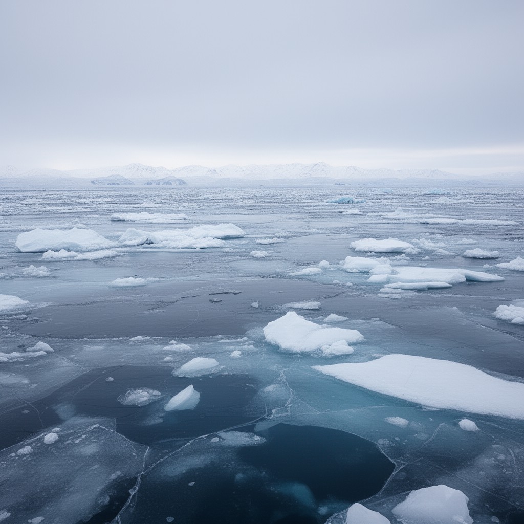 AI-generated illustration of East Siberian Sea