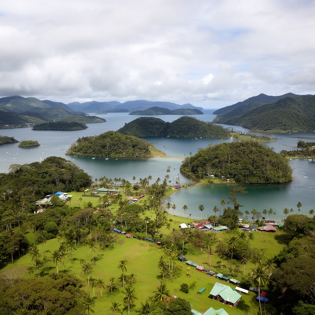 AI-generated illustration of Central Province, Solomon Islands