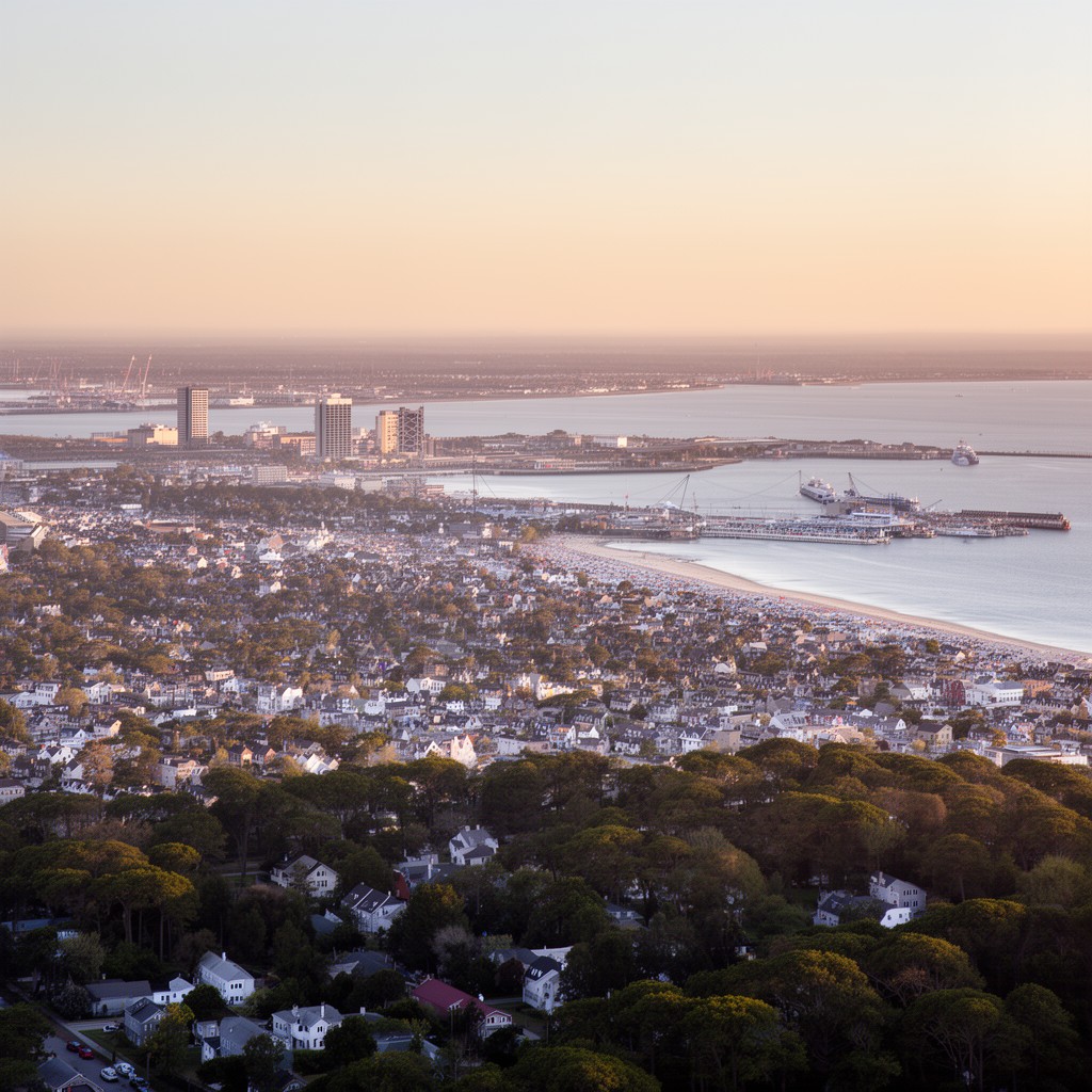 AI-generated illustration of Suffolk County, New York