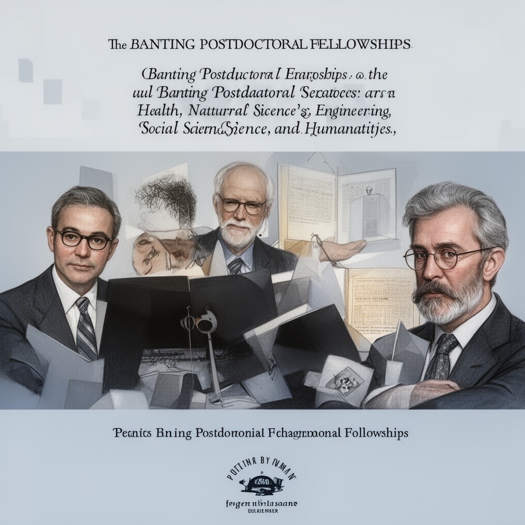 AI-generated illustration of Banting Postdoctoral Fellowships (named in his honour)