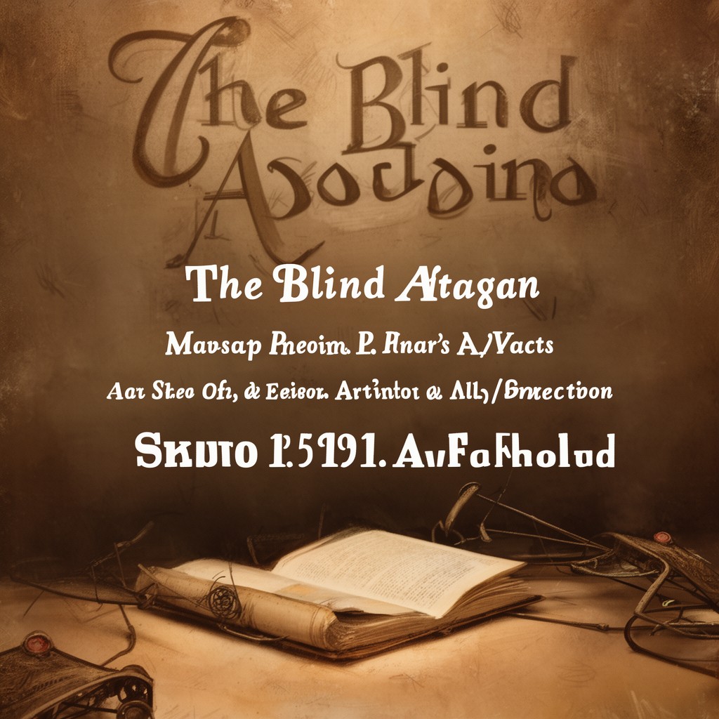 AI-generated illustration of The Blind Assassin