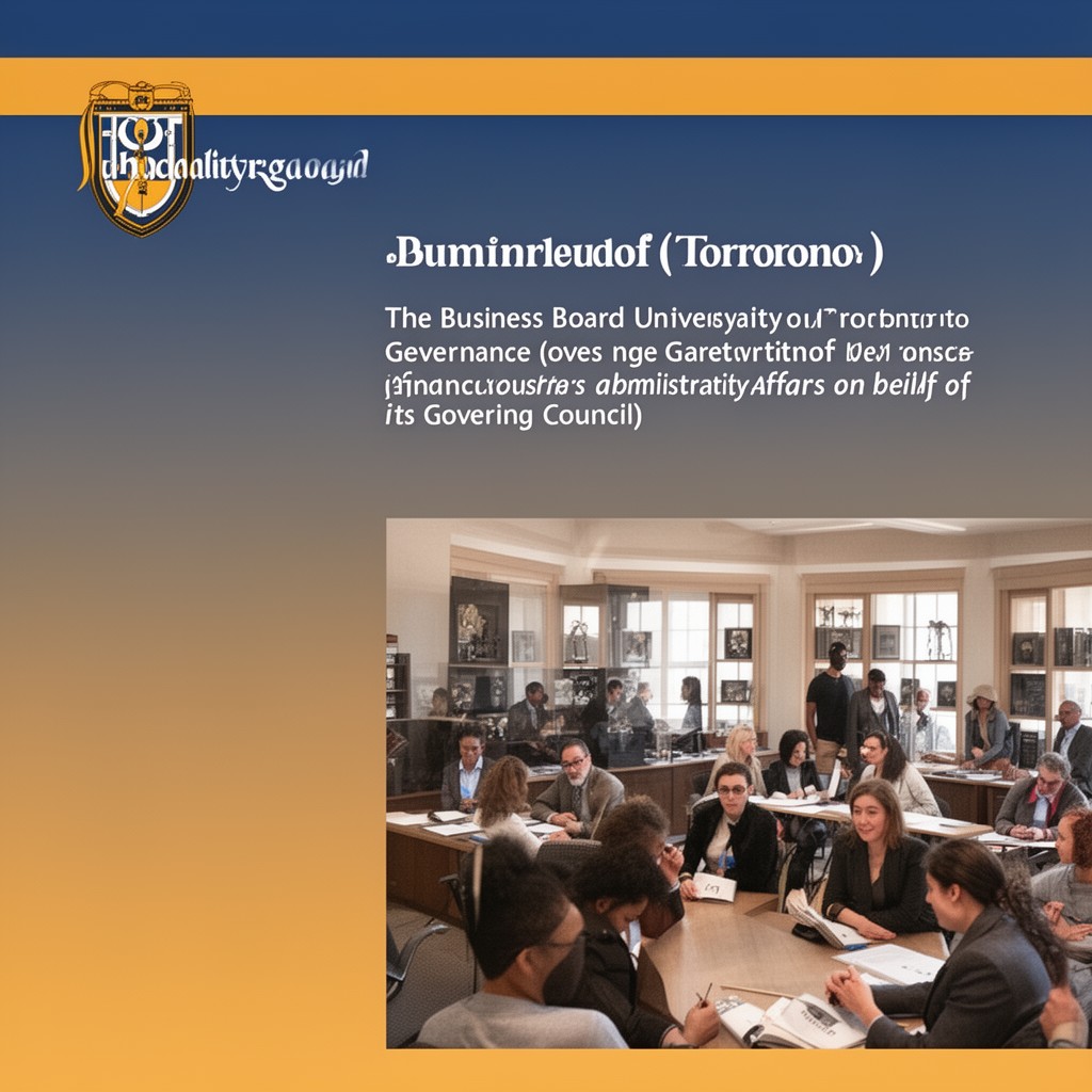 AI-generated illustration of Business Board (University of Toronto)