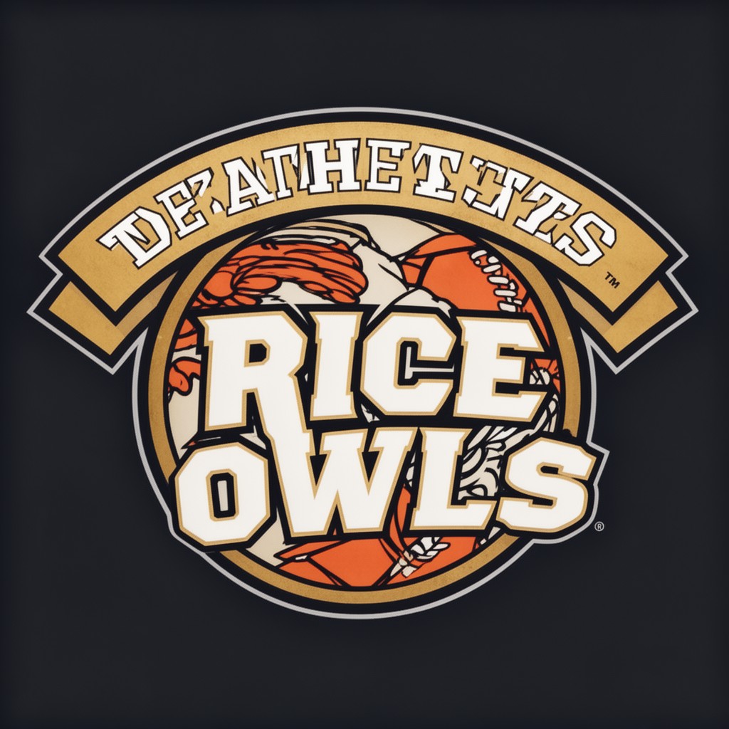 AI-generated illustration of Rice University Department of Athletics