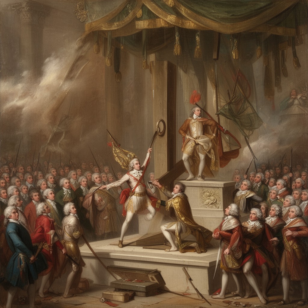 AI-generated illustration of Execution of Louis XVI