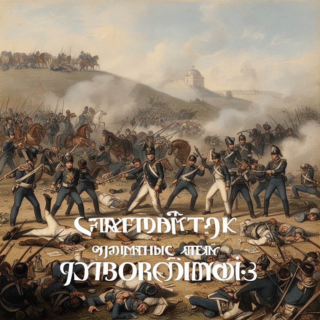 AI-generated illustration of Battle of Borodino