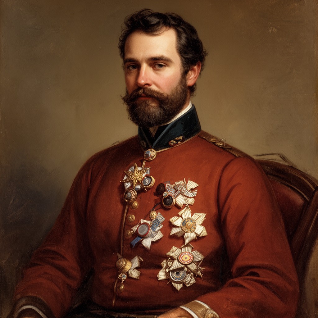 AI-generated illustration of Louis-Napoléon Bonaparte
