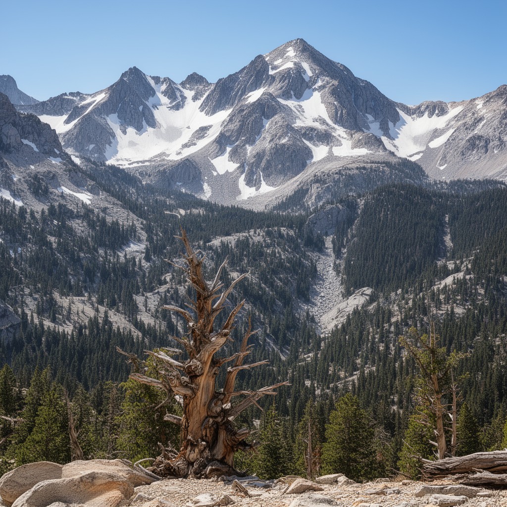 AI-generated illustration of White Mountains