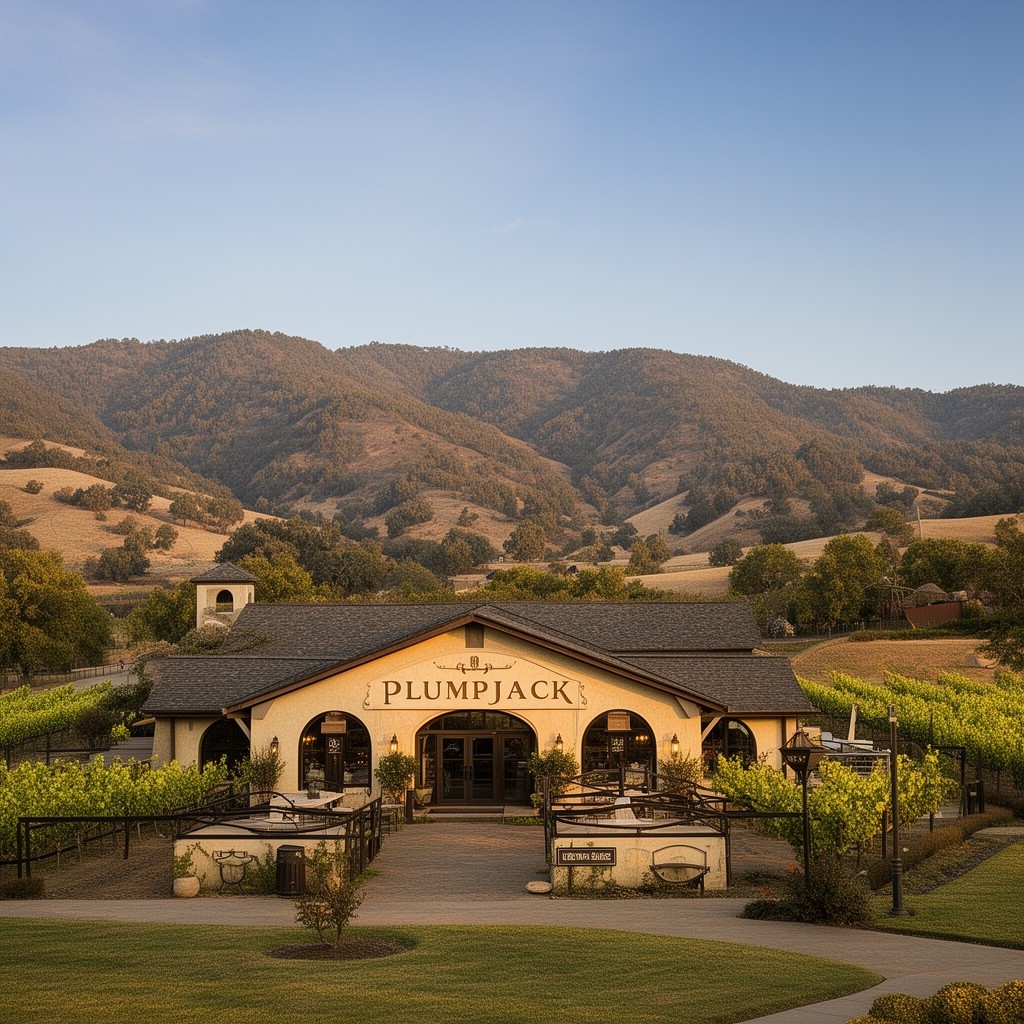 AI-generated illustration of PlumpJack Winery