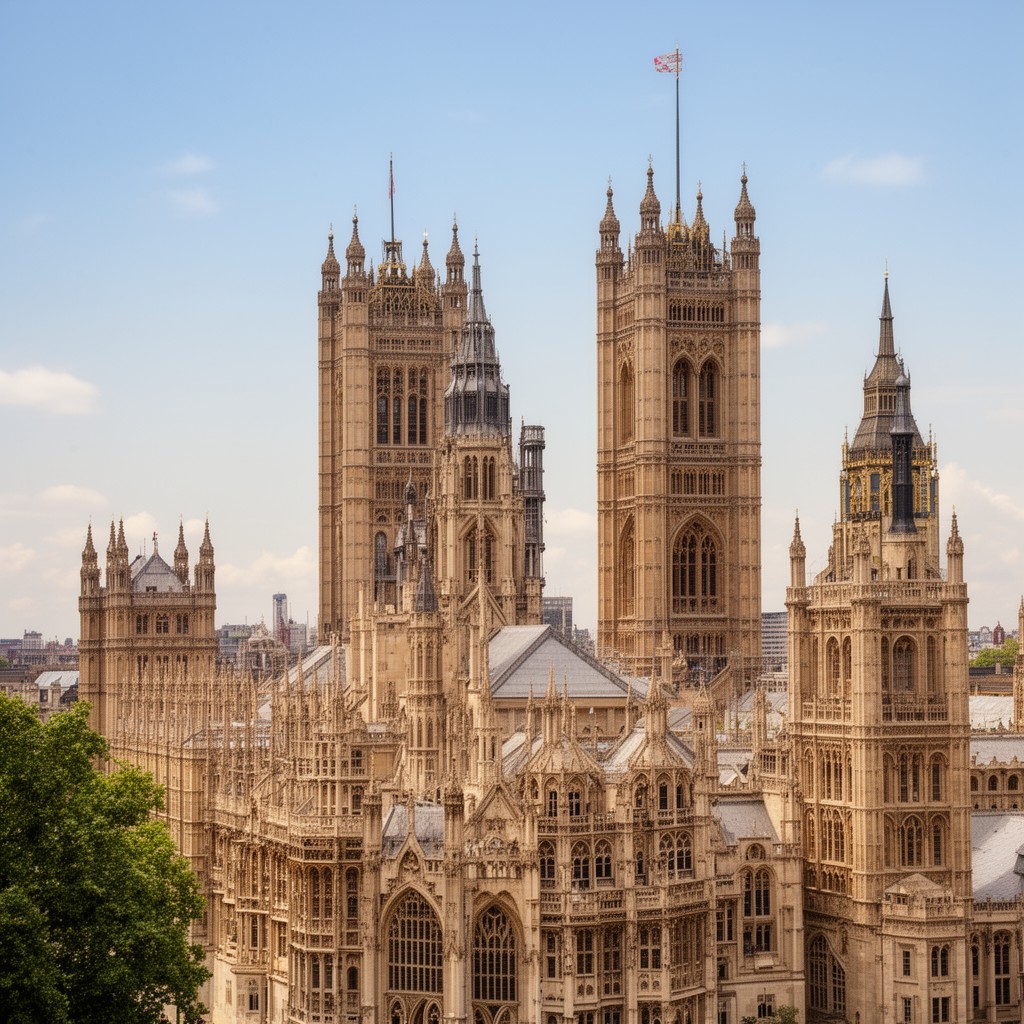 AI-generated illustration of Westminster World Heritage Site