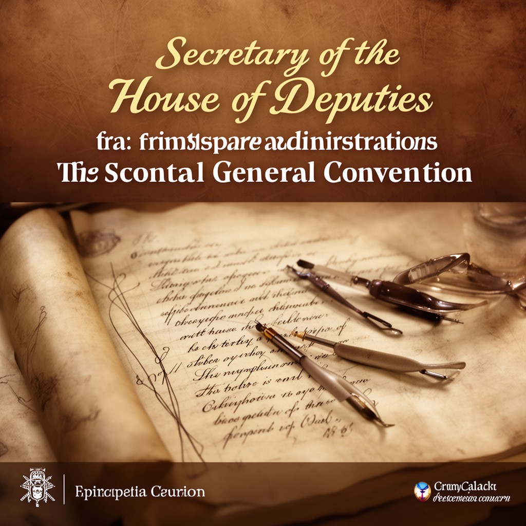 AI-generated illustration of Secretary of the House of Deputies