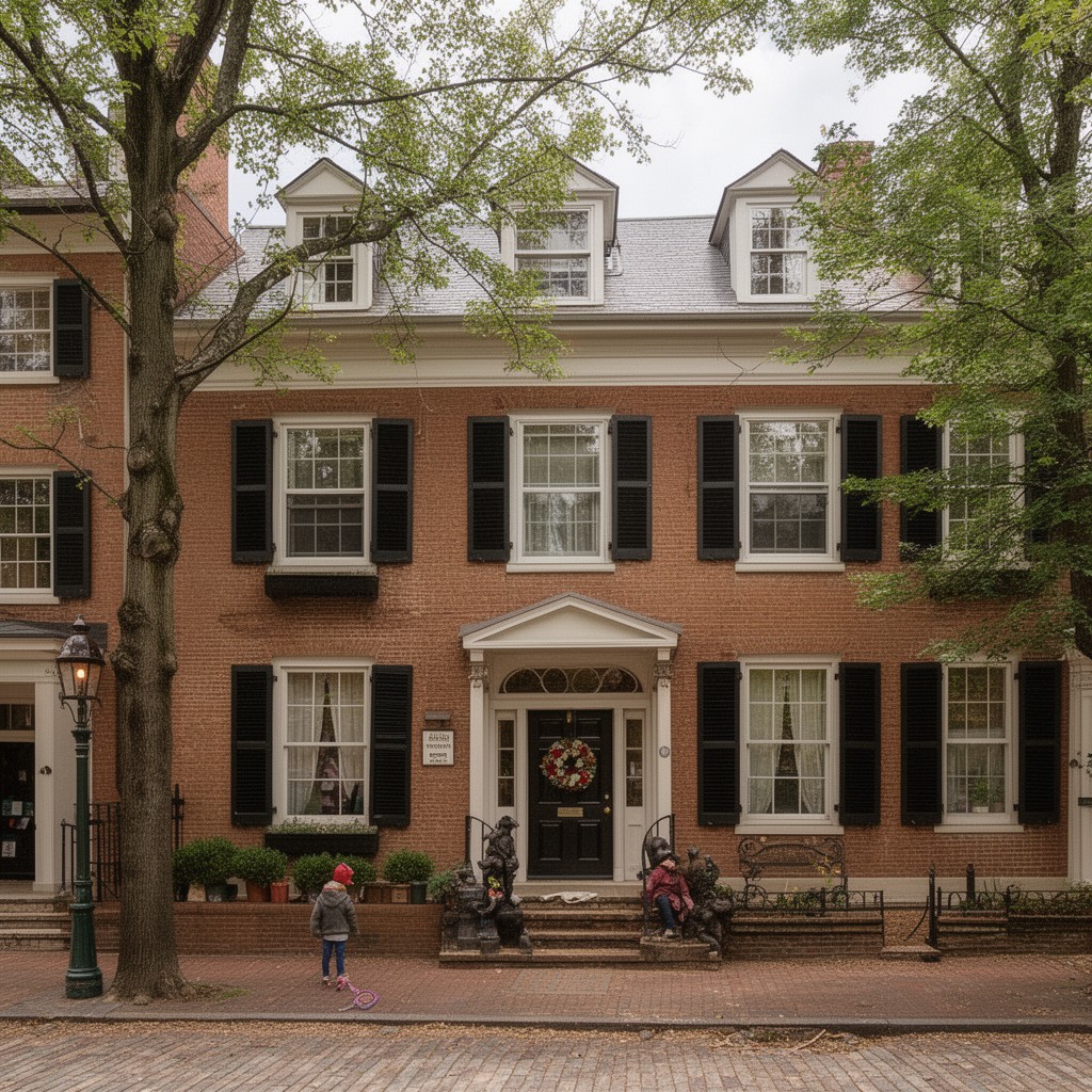 AI-generated illustration of Declaration House