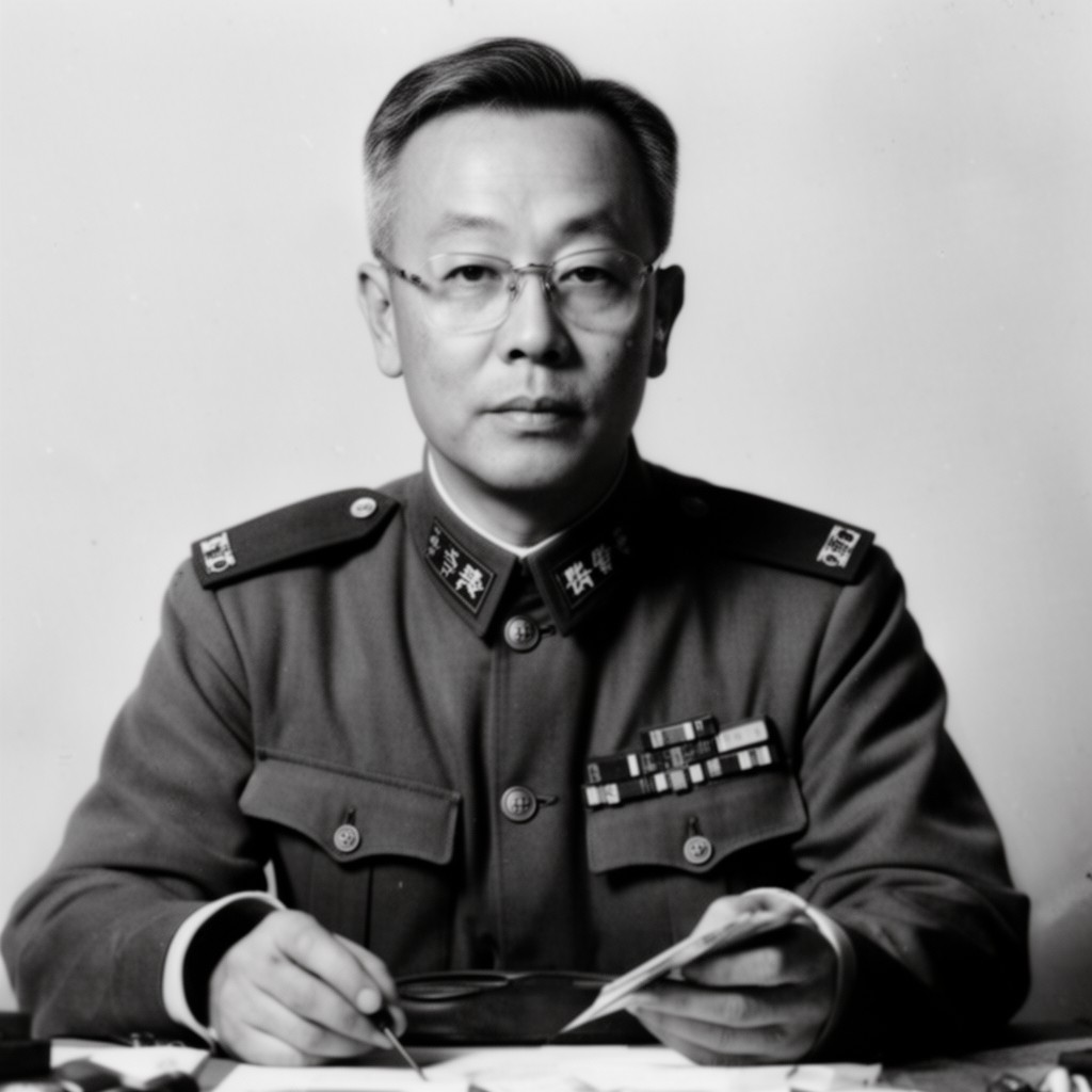 AI-generated illustration of Zhang Zhizhong