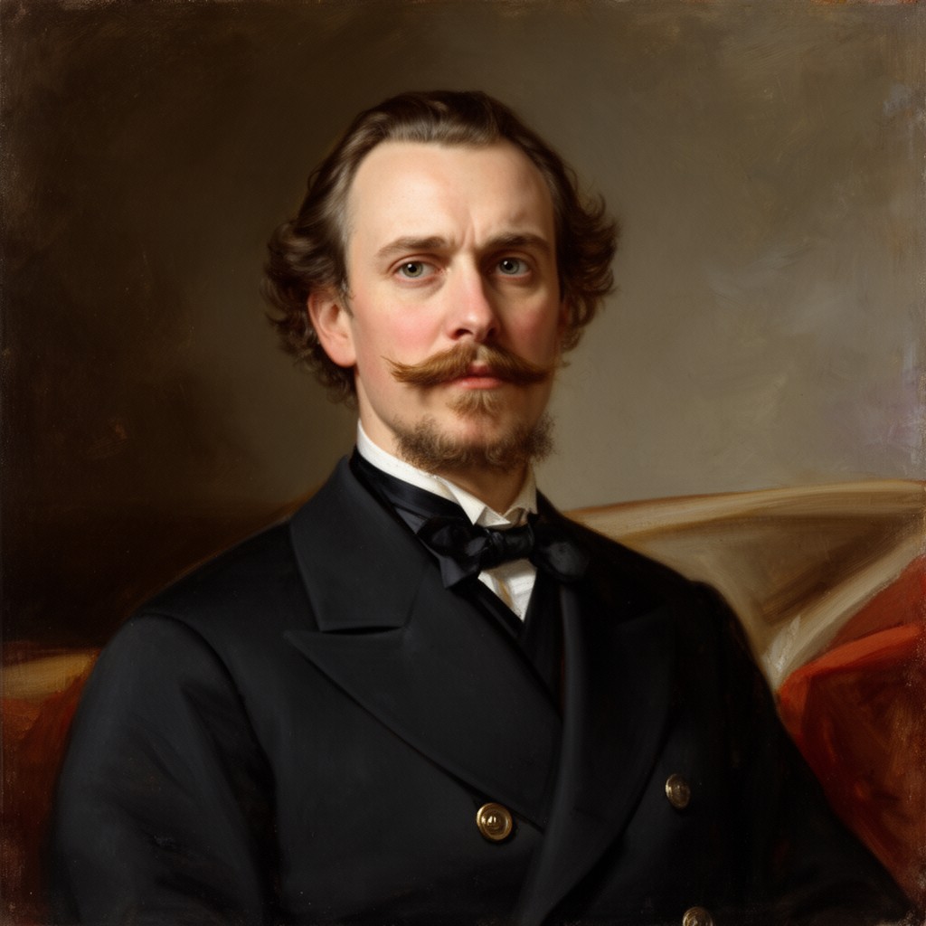 AI-generated illustration of Alexander II of Russia