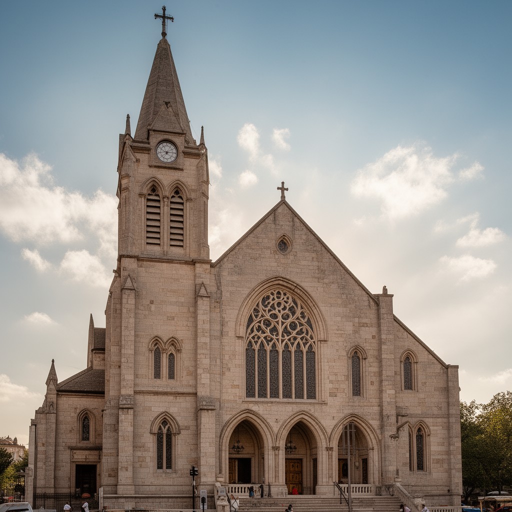 AI-generated illustration of church in Smyrna