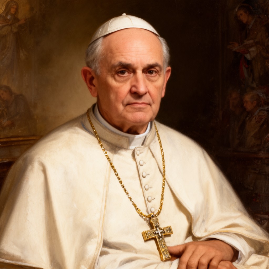 AI-generated illustration of Pope Leo XIII