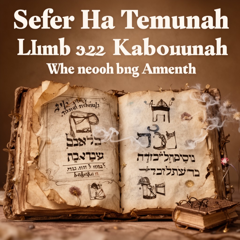 AI-generated illustration of Sefer HaTemunah