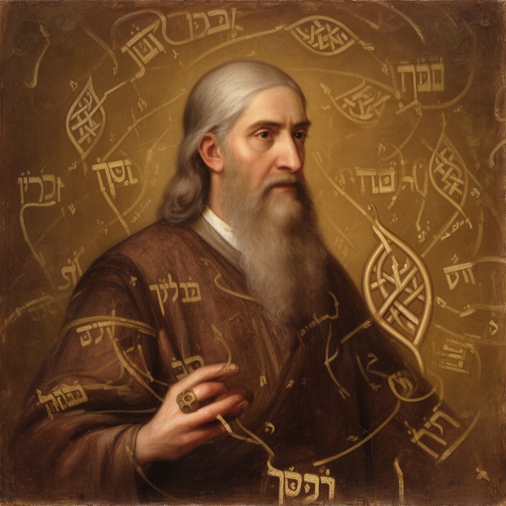 AI-generated illustration of Joseph Gikatilla