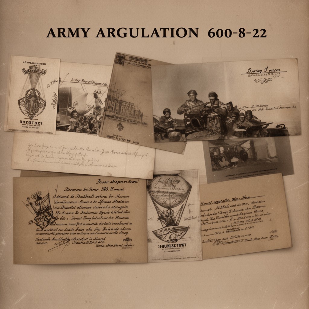 AI-generated illustration of Army Regulation 600-8-22