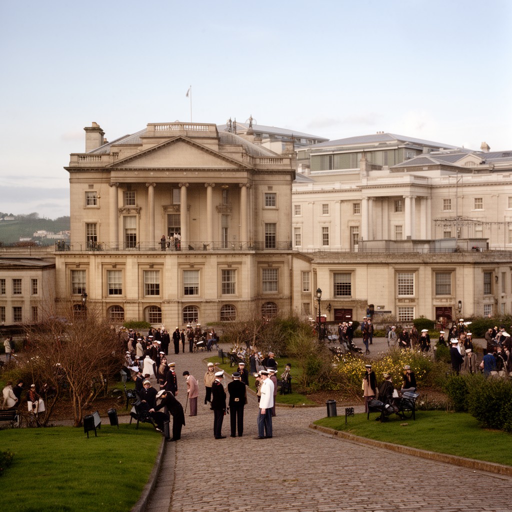 AI-generated illustration of Royal Naval College, Osborne