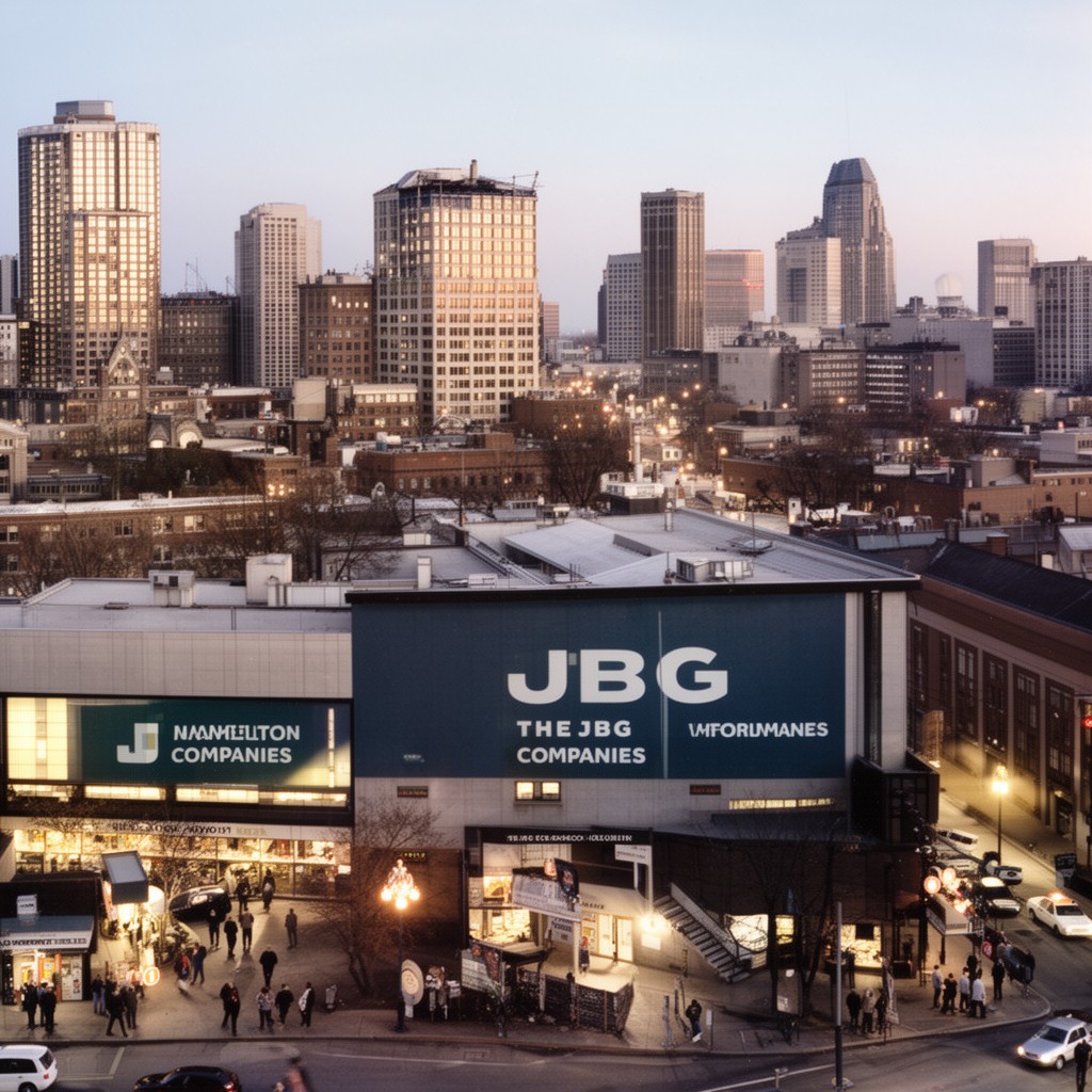 AI-generated illustration of The JBG Companies (historical stake)