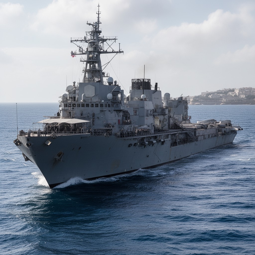 AI-generated illustration of Royal Navy
