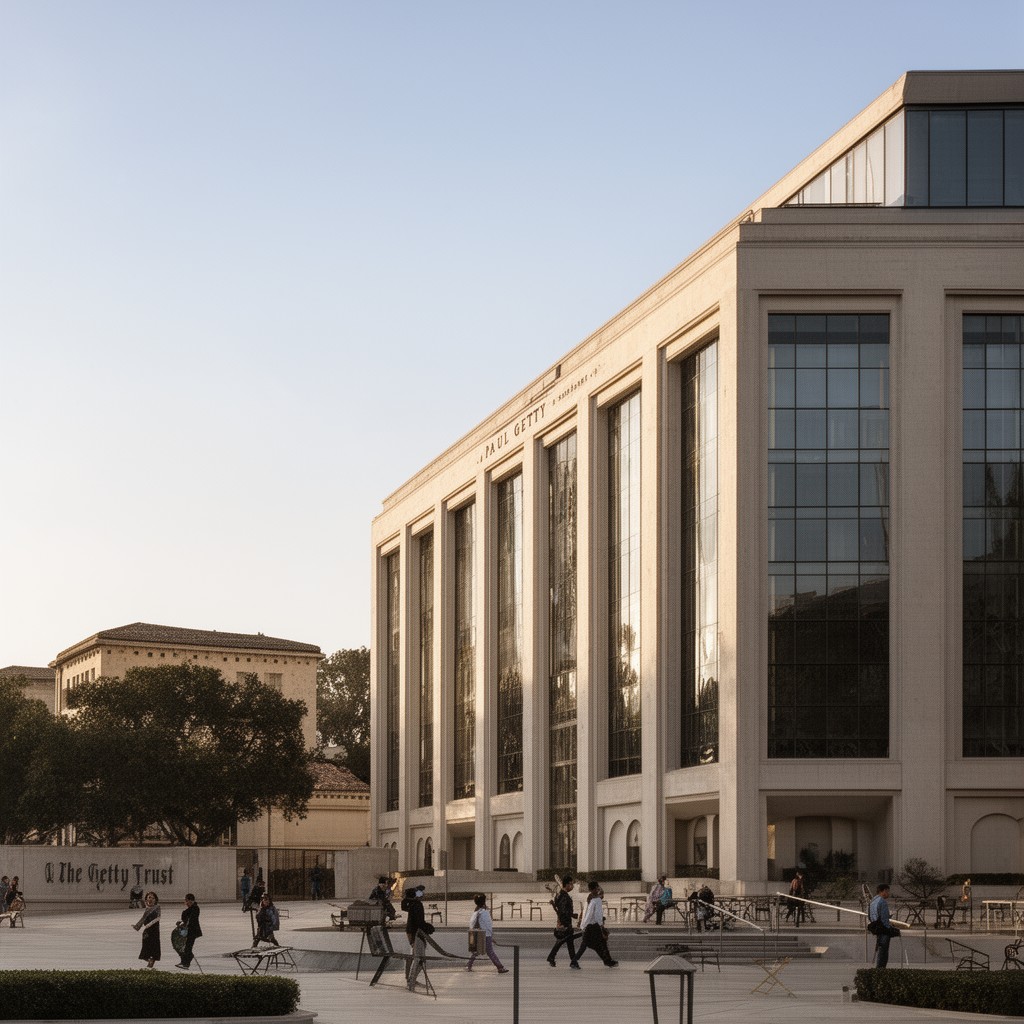 AI-generated illustration of J. Paul Getty Trust