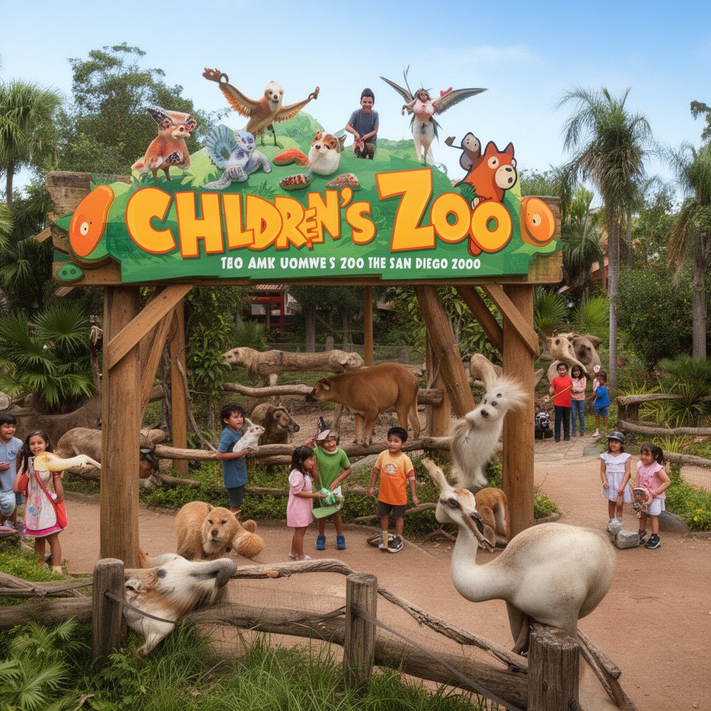 AI-generated illustration of Children’s Zoo