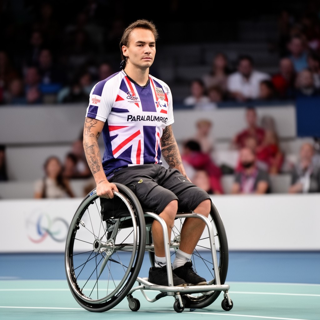 AI-generated illustration of ParalympicsGB